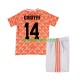 Nederland Retro Thuis Tenue Kinder Voetbalshirts Cruyff 14 1988 Korte Mouwen Nederland Retro Thuis Tenue Kinder Voetbalshirts Cruyff 14 1988 Korte Mouwen