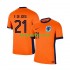 EK 2024 Nederland Thuis Tenue Heren Voetbalshirts Frenkie de Jong 21 Korte Mouwen