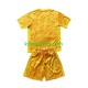 EK 2024 Nederland Doelman Uit Tenue Kinder Voetbalshirts Korte Mouwen