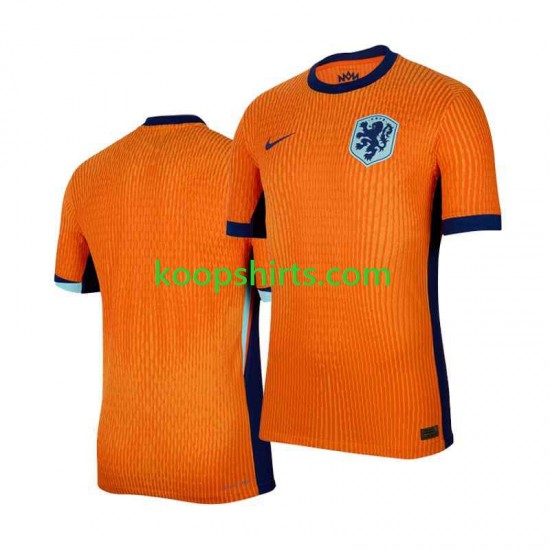 EK 2024 Nederland Thuis Tenue Heren Voetbalshirts Korte Mouwen EK 2024 Nederland Thuis Tenue Heren Voetbalshirts Korte Mouwen