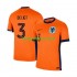 EK 2024 Nederland Thuis Tenue Heren Voetbalshirts Matthijs de Ligt 3 Korte Mouwen