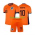 EK 2024 Nederland Thuis Tenue Kinder Voetbalshirts Memphis Depay 10 Korte Mouwen