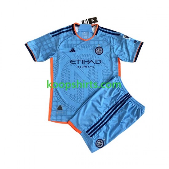 New York City Thuis Tenue Kinder Voetbalshirts FC 2023 Korte Mouwen New York City Thuis Tenue Kinder Voetbalshirts FC 2023 Korte Mouwen