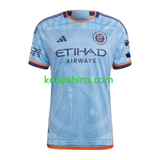 New York City Thuis Tenue Heren Voetbalshirts FC 2023-2024 Korte Mouwen New York City Thuis Tenue Heren Voetbalshirts FC 2023-2024 Korte Mouwen