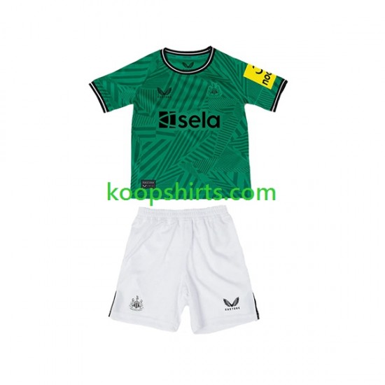 Newcastle United Uit Tenue Kinder Voetbalshirts 2023-2024 Korte Mouwen Newcastle United Uit Tenue Kinder Voetbalshirts 2023-2024 Korte Mouwen