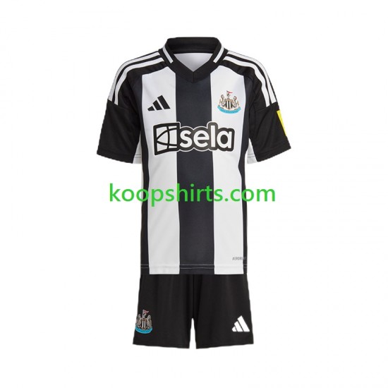 Newcastle United Thuis Zwart Tenue Kinder Voetbalshirts 2024-2025 Korte Mouwen Newcastle United Thuis Zwart Tenue Kinder Voetbalshirts 2024-2025 Korte Mouwen