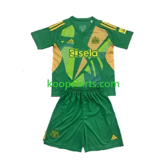 Newcastle United Doelman Thuis Groente Tenue Kinder Voetbalshirts 2024-2025 Korte Mouwen Newcastle United Doelman Thuis Groente Tenue Kinder Voetbalshirts 2024-2025 Korte Mouwen