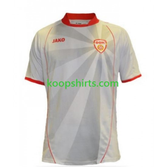 Noord-Macedonië Uit Tenue Heren Voetbalshirts 2022 Korte Mouwen Noord-Macedonië Uit Tenue Heren Voetbalshirts 2022 Korte Mouwen