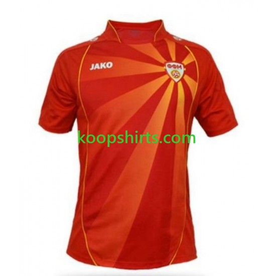 Noord-Macedonië Thuis Tenue Heren Voetbalshirts 2022 Korte Mouwen Noord-Macedonië Thuis Tenue Heren Voetbalshirts 2022 Korte Mouwen