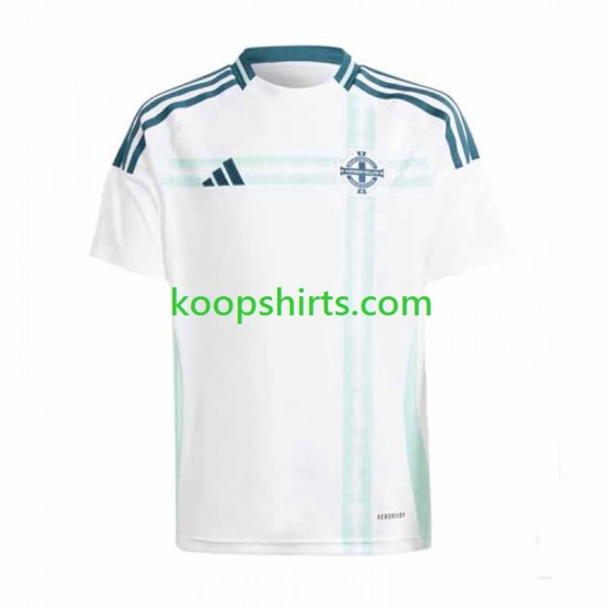 Noord-Ierlan Uit Tenue Heren Voetbalshirts 2024 Korte Mouwen Noord-Ierlan Uit Tenue Heren Voetbalshirts 2024 Korte Mouwen