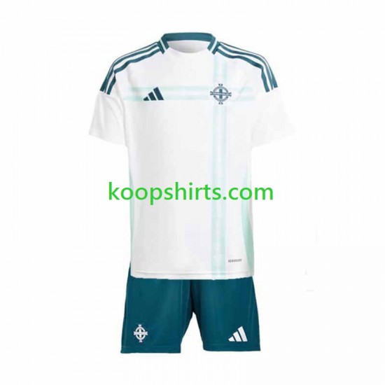 Noord-Ierlan Uit Tenue Kinder Voetbalshirts 2024 Korte Mouwen Noord-Ierlan Uit Tenue Kinder Voetbalshirts 2024 Korte Mouwen