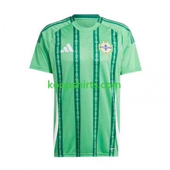 Noord-Ierlan Thuis Tenue Heren Voetbalshirts 2024 Korte Mouwen Noord-Ierlan Thuis Tenue Heren Voetbalshirts 2024 Korte Mouwen