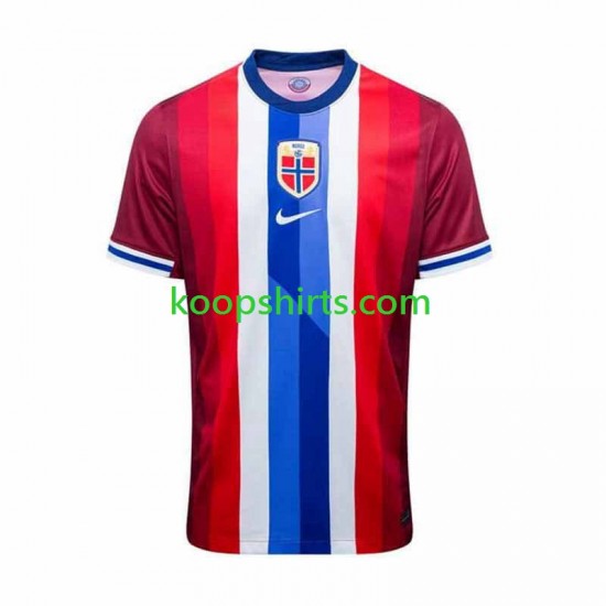 Noorwegen Thuis Tenue Heren Voetbalshirts 2024 Korte Mouwen Noorwegen Thuis Tenue Heren Voetbalshirts 2024 Korte Mouwen