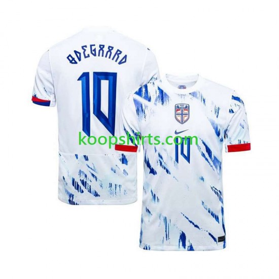 Noorwegen Uit Tenue Heren Voetbalshirts Martin Odegaard 10 2024 Korte Mouwen Noorwegen Uit Tenue Heren Voetbalshirts Martin Odegaard 10 2024 Korte Mouwen