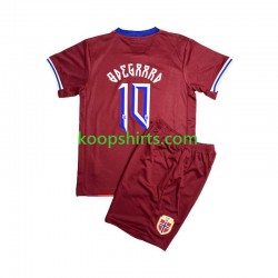 Noorwegen Thuis Tenue Kinder Voetbalshirts Martin Odegaard 8 2024 Korte Mouwen