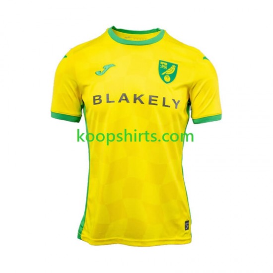 Norwich City Thuis Tenue Heren Voetbalshirts 2024-2025 Korte Mouwen Norwich City Thuis Tenue Heren Voetbalshirts 2024-2025 Korte Mouwen
