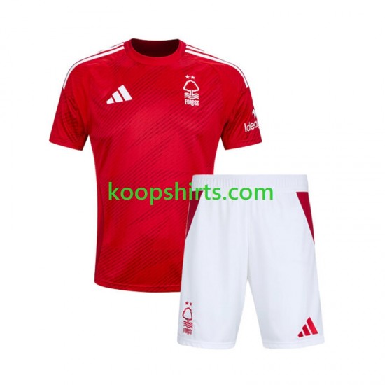 Nottingham Forest Thuis Tenue Kinder Voetbalshirts 2024-2025 Korte Mouwen Nottingham Forest Thuis Tenue Kinder Voetbalshirts 2024-2025 Korte Mouwen