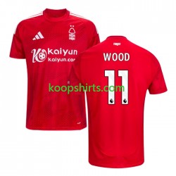 Nottingham Forest Thuis Tenue Heren Voetbalshirts Chris Wood 11 2024-2025 Korte Mouwen