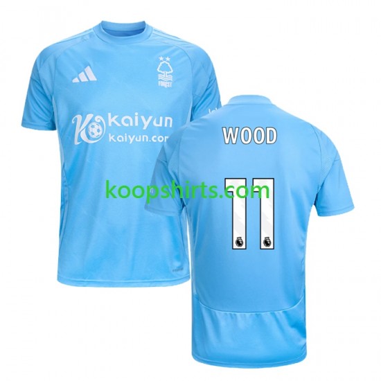 Nottingham Forest Derde Tenue Heren Voetbalshirts Chris Wood 11 2024-2025 Korte Mouwen Nottingham Forest Derde Tenue Heren Voetbalshirts Chris Wood 11 2024-2025 Korte Mouwen