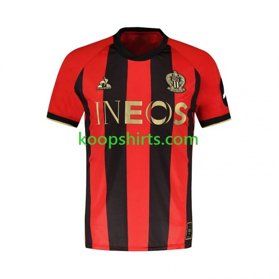 OGC Nice Thuis Tenue Heren Voetbalshirts 2024-2025 Korte Mouwen OGC Nice Thuis Tenue Heren Voetbalshirts 2024-2025 Korte Mouwen