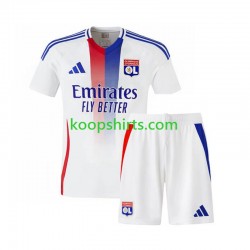 Olympique Lyonnais Thuis Tenue Kinder Voetbalshirts 2024-2025 Korte Mouwen