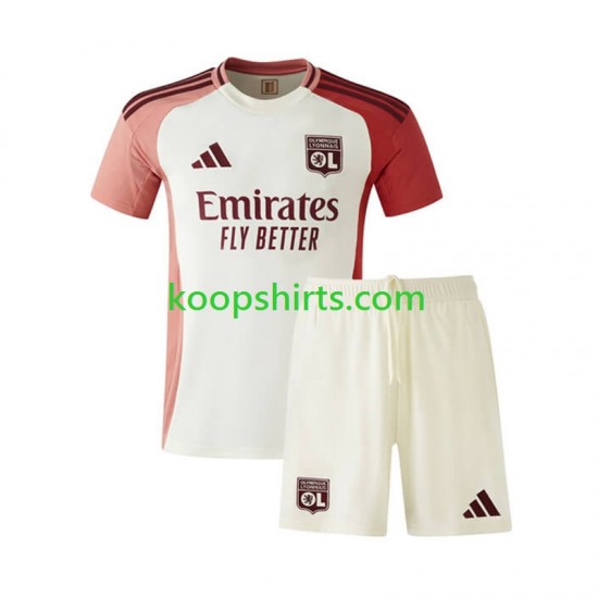 Olympique Lyonnais Derde Tenue Kinder Voetbalshirts 2024-2025 Korte Mouwen Olympique Lyonnais Derde Tenue Kinder Voetbalshirts 2024-2025 Korte Mouwen