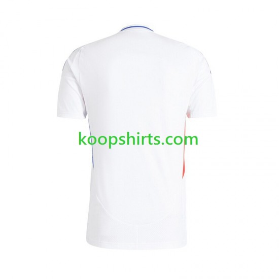 Olympique Lyonnais Thuis Wit Tenue Heren Voetbalshirts 2024-2025 Korte Mouwen