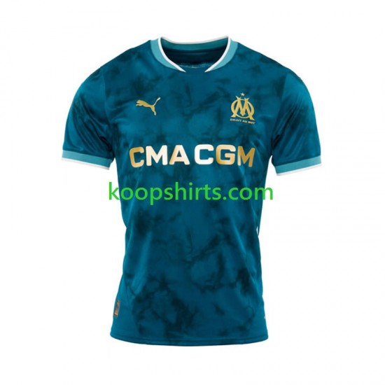 Olympique Marseille Uit Tenue Heren Voetbalshirts 2024-2025 Korte Mouwen Olympique Marseille Uit Tenue Heren Voetbalshirts 2024-2025 Korte Mouwen