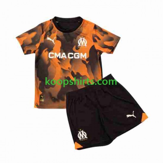 Olympique Marseille Derde Tenue Kinder Voetbalshirts 2023-2024 Korte Mouwen Olympique Marseille Derde Tenue Kinder Voetbalshirts 2023-2024 Korte Mouwen