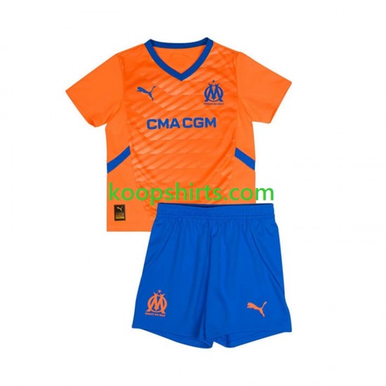 Olympique Marseille Derde Tenue Kinder Voetbalshirts 2024-2025 Korte Mouwen Olympique Marseille Derde Tenue Kinder Voetbalshirts 2024-2025 Korte Mouwen