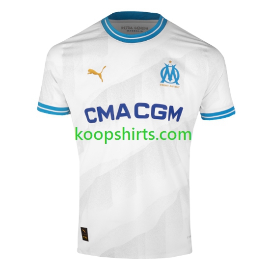 Olympique Marseille Thuis Tenue Heren Voetbalshirts 2023-2024 Korte Mouwen Olympique Marseille Thuis Tenue Heren Voetbalshirts 2023-2024 Korte Mouwen