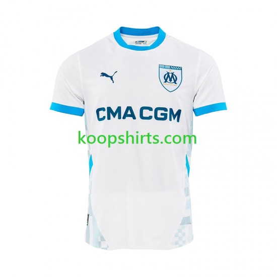 Olympique Marseille Thuis Tenue Heren Voetbalshirts 2024-2025 Korte Mouwen Olympique Marseille Thuis Tenue Heren Voetbalshirts 2024-2025 Korte Mouwen