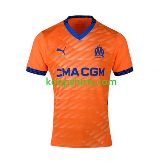 Olympique Marseille Derde Tenue Heren Voetbalshirts 2024-2025 Korte Mouwen Olympique Marseille Derde Tenue Heren Voetbalshirts 2024-2025 Korte Mouwen