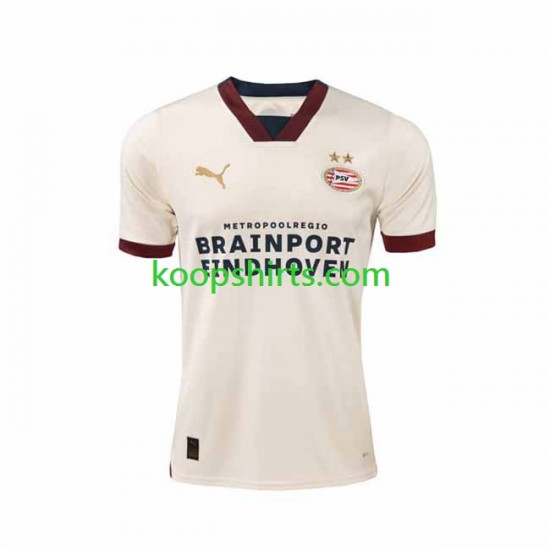 PSV Eindhoven Uit Tenue Heren Voetbalshirts 2023-2024 Korte Mouwen PSV Eindhoven Uit Tenue Heren Voetbalshirts 2023-2024 Korte Mouwen
