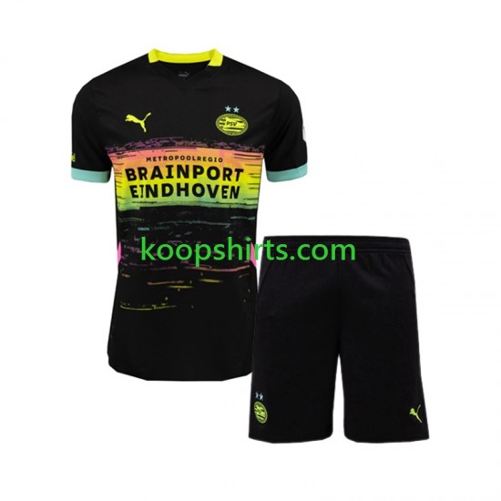 PSV Eindhoven Uit Tenue Kinder Voetbalshirts 2024-2025 Korte Mouwen PSV Eindhoven Uit Tenue Kinder Voetbalshirts 2024-2025 Korte Mouwen
