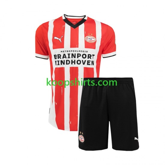 PSV Eindhoven Thuis Tenue Kinder Voetbalshirts 2024-2025 Korte Mouwen PSV Eindhoven Thuis Tenue Kinder Voetbalshirts 2024-2025 Korte Mouwen
