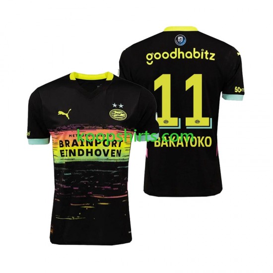 PSV Eindhoven Derde Tenue Heren Voetbalshirts Johan Bakayoko 11 2024-2025 Korte Mouwen PSV Eindhoven Derde Tenue Heren Voetbalshirts Johan Bakayoko 11 2024-2025 Korte Mouwen