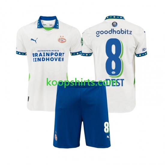 PSV Eindhoven Derde Tenue Kinder Voetbalshirts Sergino Dest 8 2024-2025 Korte Mouwen PSV Eindhoven Derde Tenue Kinder Voetbalshirts Sergino Dest 8 2024-2025 Korte Mouwen