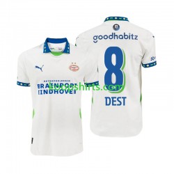 PSV Eindhoven Derde Tenue Heren Voetbalshirts Sergino Dest 8 2024-2025 Korte Mouwen