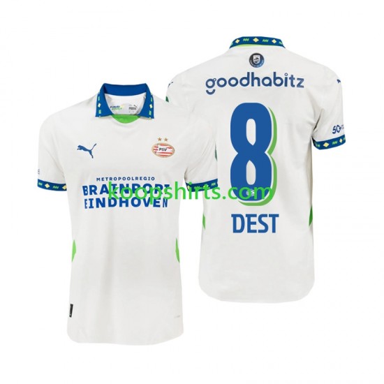 PSV Eindhoven Derde Tenue Heren Voetbalshirts Sergino Dest 8 2024-2025 Korte Mouwen PSV Eindhoven Derde Tenue Heren Voetbalshirts Sergino Dest 8 2024-2025 Korte Mouwen