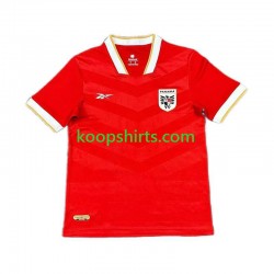 Panama Thuis Rood Tenue Heren Voetbalshirts 2024 Korte Mouwen