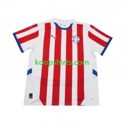Thuis Tenue Heren Voetbalshirts Paraguay 2024 Korte Mouwen