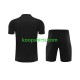 Paris Saint-Germain Zwart Voetbal training shirt en shorts 2023-2024