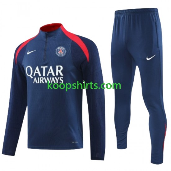 Paris Saint-Germain Blauw Sweatshirts Pak 2024-2025 Paris Saint-Germain Blauw Sweatshirts Pak 2024-2025