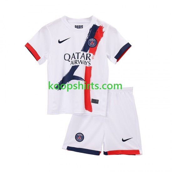 Paris Saint-Germain Uit Tenue Kinder Voetbalshirts 2024-2025 Korte Mouwen Paris Saint-Germain Uit Tenue Kinder Voetbalshirts 2024-2025 Korte Mouwen