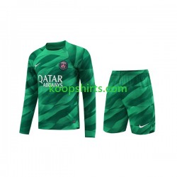 Paris Saint-Germain Doelman Thuis Tenue Kinder Voetbalshirts 2023-2024 Lange Mouwen