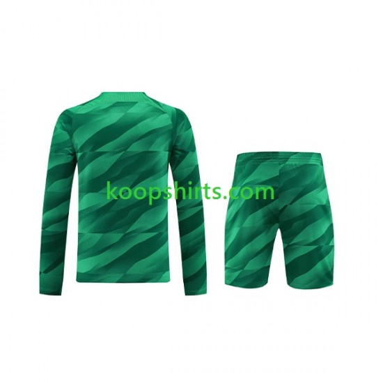 Paris Saint-Germain Doelman Thuis Tenue Kinder Voetbalshirts 2023-2024 Lange Mouwen