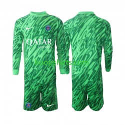 Paris Saint-Germain Doelman Uit Tenue Kinder Voetbalshirts 2024-2025 Lange Mouwen