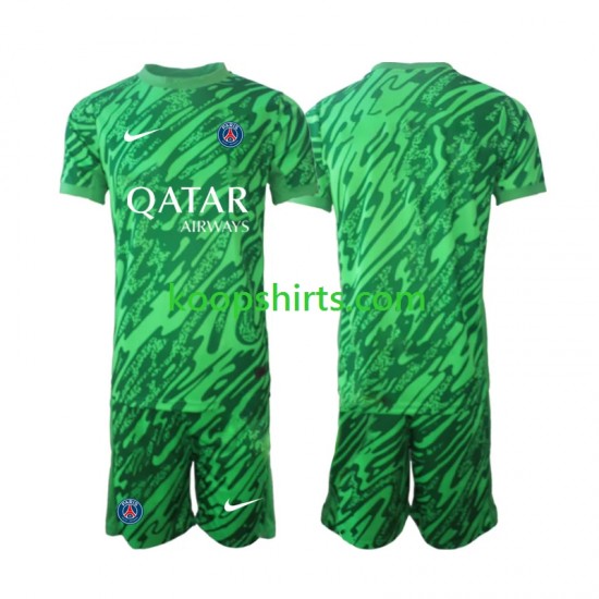 Paris Saint-Germain Doelman Uit Tenue Kinder Voetbalshirts 2024-2025 Korte Mouwen Paris Saint-Germain Doelman Uit Tenue Kinder Voetbalshirts 2024-2025 Korte Mouwen