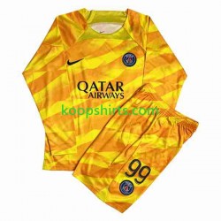 Paris Saint-Germain Doelman Uit Tenue Kinder Voetbalshirts DONNARUMMA 99 2023-2024 Lange Mouwen